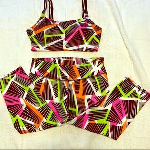 Fabletics leggings and bra set